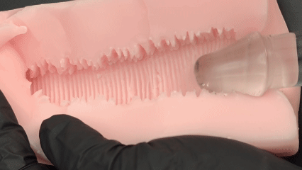 图片[29]-全程都是非对称褶皱！一半大褶皱卖力摩擦，一半小褶皱直接摸鱼，这种杯子居然也能让人爽到？Fantistic Baby—— 悠闲妖技グニュのジョリ测评-SENSBODY